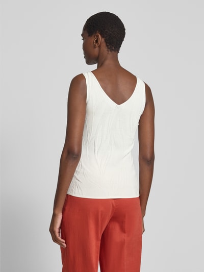 s.Oliver BLACK LABEL Slim Fit Stricktop aus Viskose-Mix Weiss 5