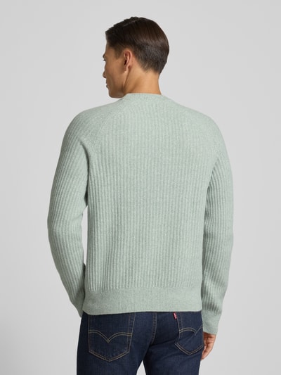 BOSS Orange Regular Fit Pullover aus Woll-Mix  Mint 5