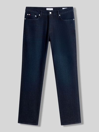 Tommy Hilfiger Straight Fit Jeans aus Baumwoll-Mix Modell 'DENTON SLIM' Dunkelblau 2