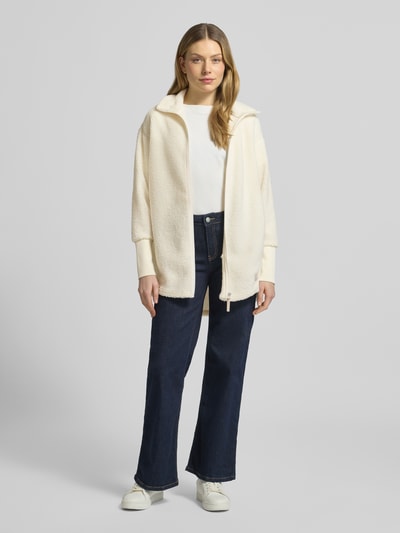 Didriksons Fleecejacke mit Stehkragen Modell 'TOLA' Offwhite 1