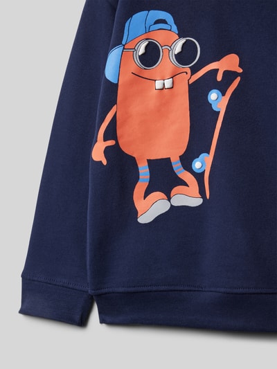 Blue Seven Sweatshirt mit Rundhalsausschnitt Marine 2