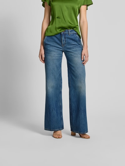 Victoria Beckham Jeans mit französischen Eingrifftaschen Jeansblau 4