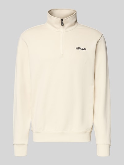 Napapijri Sweatshirt met opstaande kraag Offwhite - 2
