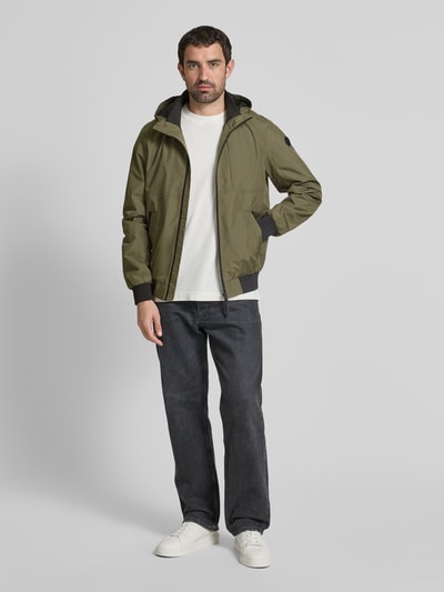 CARS JEANS Windbreaker mit Kapuze Modell 'YXAM' Khaki 1