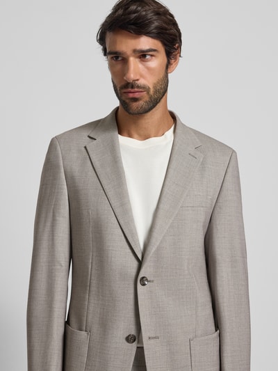 Strellson Marynarka do garnituru o kroju slim fit z dodatkiem wełny model ‘ARNDT’ Beżowy 3