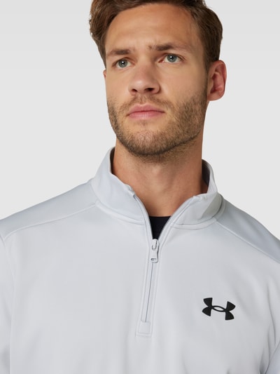 Under Armour Sweatshirt met labeldetail Lichtgrijs - 3