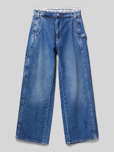 Guess Straight Fit Jeans aus reiner Baumwolle Blau 1