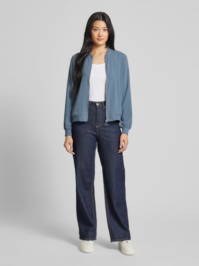 Vero Moda Regular Fit Blouson mit Stehkragen Modell 'COCO' Blau 1