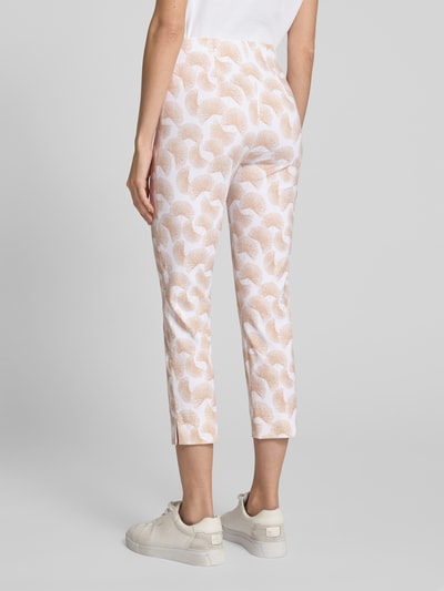 SEDUCTIVE Super skinny fit broek met vaste persplooien Beige - 5