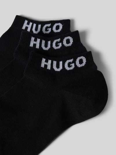 HUGO Sneakersocken mit Label-Detail im 3er-Pack Black 2