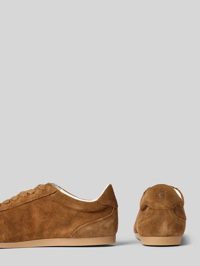 BOSS Sneaker aus echtem Veloursleder mit Logo-Prägung Cognac 2