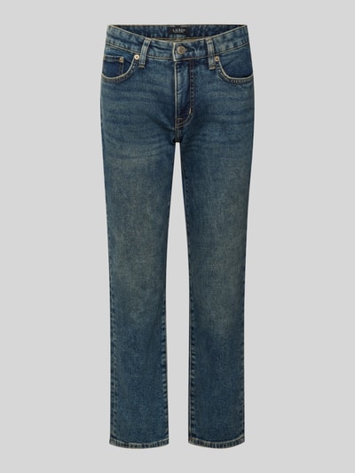 Lauren Ralph Lauren Straight fit jeans in used-look Jeansblauw - 2