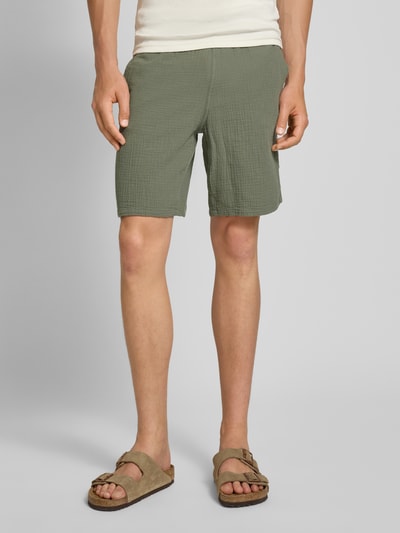 Jack & Jones Regular Fit Shorts mit elastischem Bund Modell 'JAIDEN' Schilf 4
