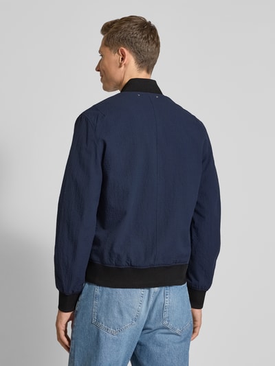 PAUL SMITH Bomberjacke mit Strukturmuster Marine 5