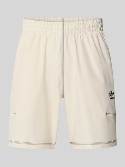 adidas Originals Regular Fit Shorts mit Label-Stitching Offwhite 2