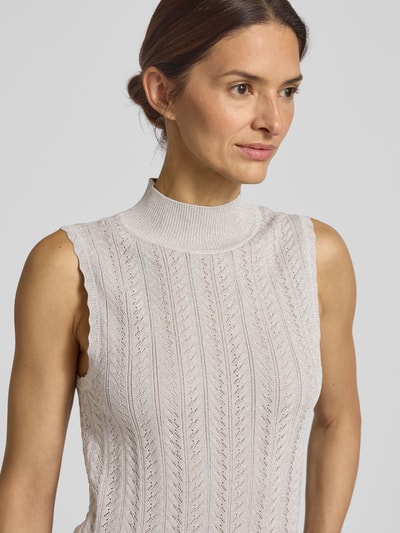 Scotch & Soda Pullunder aus Viskose-Mix mit Stehkragen Silber 3