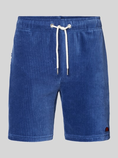 Ellesse Regular Fit Cordshorts mit Logo-Badge Modell 'TOMATRO' Blau 2