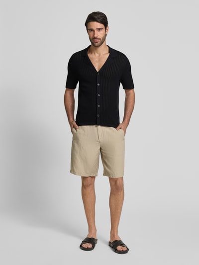 Drykorn Slim Fit Freizeithemd mit Reverskragen Modell 'RAY' Black 1