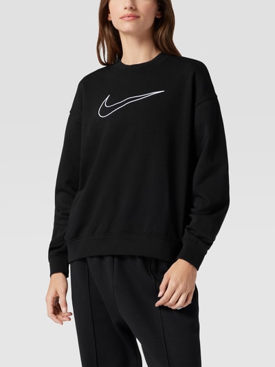 NIKE TRAINING Sweatshirt mit Label-Stitching Black 4