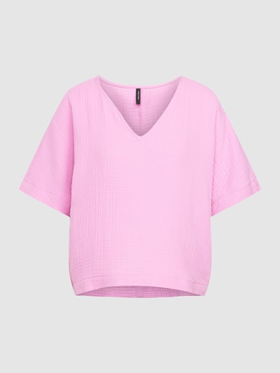Vero Moda Top bluzkowy z dekoltem w serek model ‘NATALI’ Różowy 2