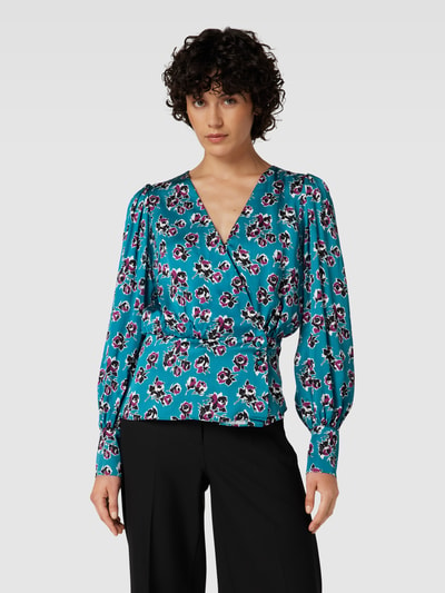 THE KOOPLES Blouse met all-over print Felroze - 4