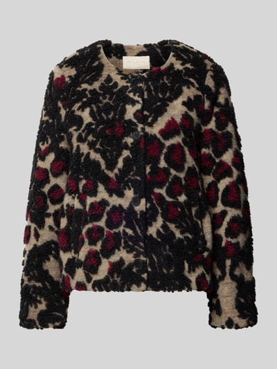 Milano Italy Jacke aus Woll-Mix mit Eingrifftaschen Sand 2