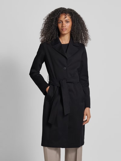 Fuchs Schmitt Trenchcoat mit Bindegürtel Black 4