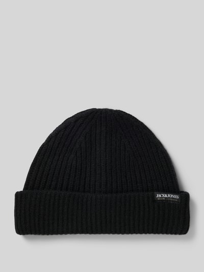 Jack & Jones Beanie met labeldetail Zwart - 1