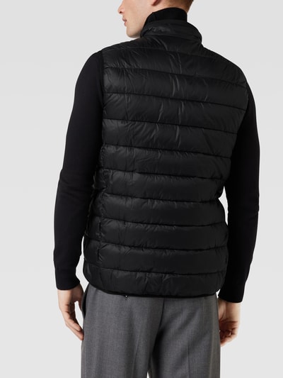 Barbour Steppweste mit Brand-Patch Schwarz 5