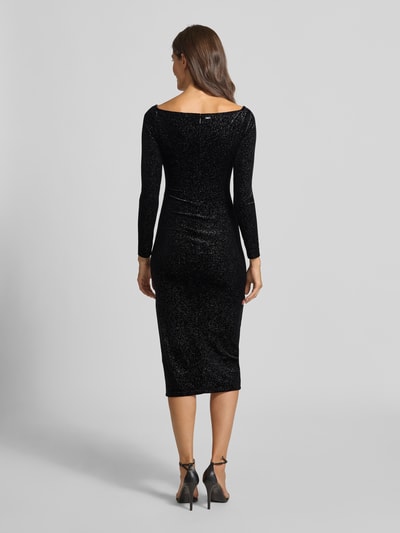 ARMANI EXCHANGE Midi-jurk met plooien Zwart - 5