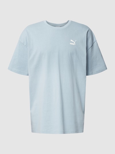 PUMA PERFORMANCE Oversized T-Shirt mit Label-Print Modell 'Classics Oversized Tee' Hellblau 2