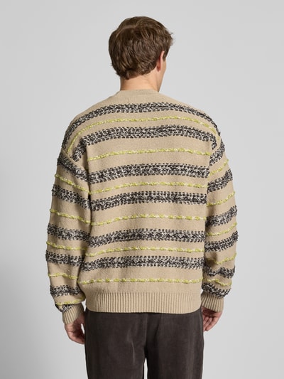 JAKE*S STUDIO MEN Gebreid jack met V-hals Beige - 5