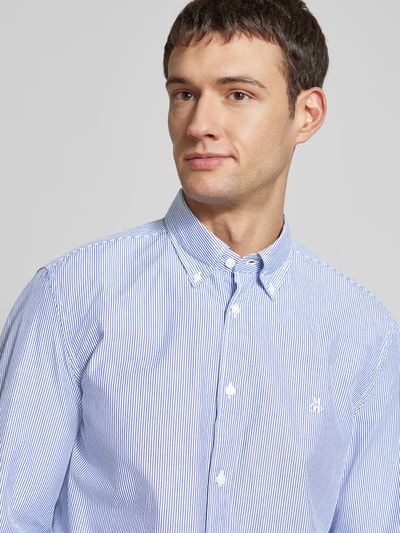 Marc O'Polo Regular Fit Freizeithemd aus Baumwoll-Popeline Blau 3