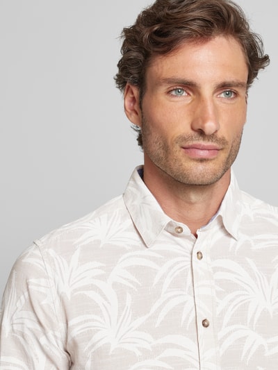 Tom Tailor Freizeithemd mit floralem Muster Offwhite 3