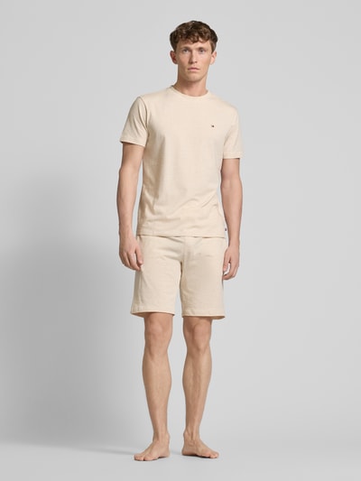 Tommy Hilfiger Sweatshorts mit elastischem Bund Beige 1