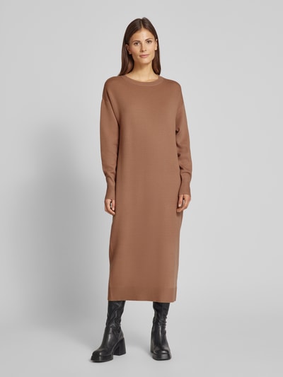 Christian Berg Woman Strickkleid mit Rundhalsausschnitt Taupe 4