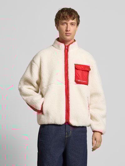 CHAMPION Sweatjacke aus Teddyfell Offwhite 4