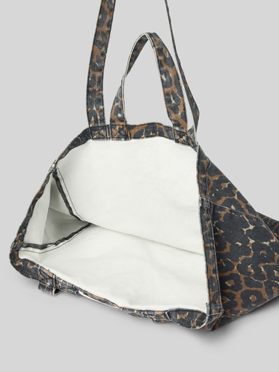 Lanius Shopper met labelprint Middenbruin - 5