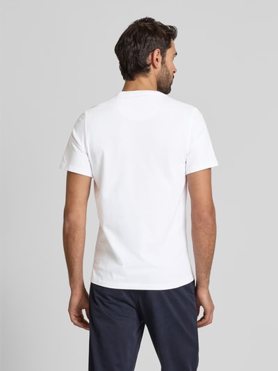 Barbour T-Shirt mit Brusttasche Modell 'Langdon' Weiss 5