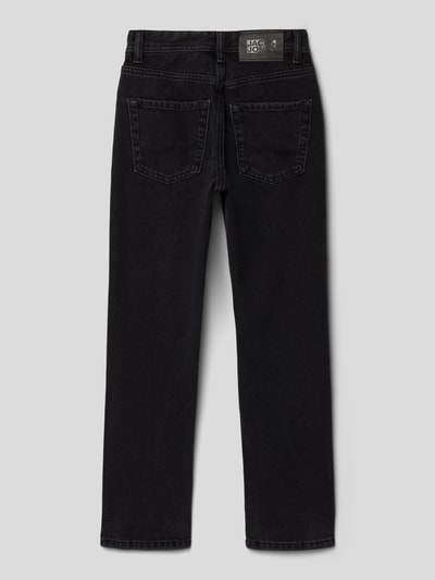 Jack & Jones Jeans met labelpatch, model 'CLARK' Zwart - 3