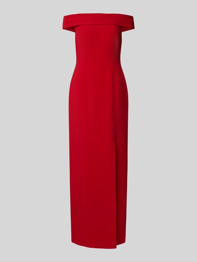 Lauren Ralph Lauren Abendkleid mit Carmen-Ausschnitt Rot 2