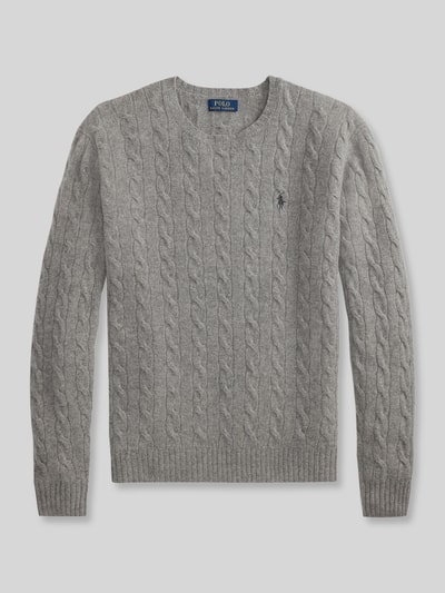 Polo Ralph Lauren Regular Fit Pullover aus Woll-Kaschmir-Mix Dunkelgrau 2