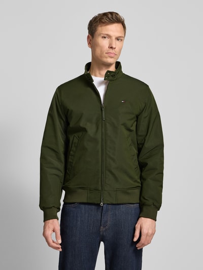 Tommy Hilfiger Relaxed Fit Blouson mit Logo-Stitching Khaki 4
