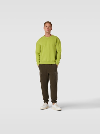 Ten C Oversized Sweatshirt aus Baumwolle Apfel 1