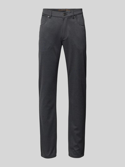 Christian Berg Men Stoffen broek met Franse steekzakken Donkergrijs - 2