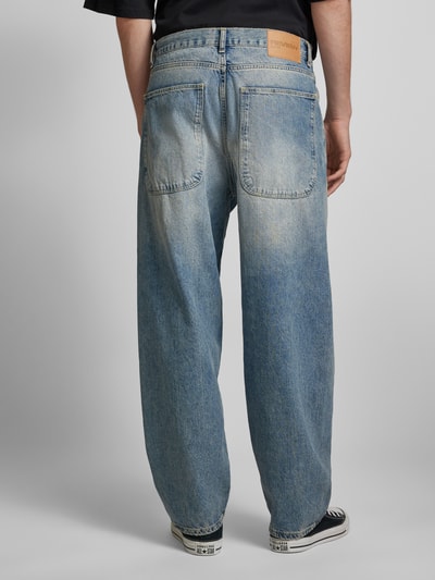 REVIEW Baggy jeans met deelnaden Blauw - 5