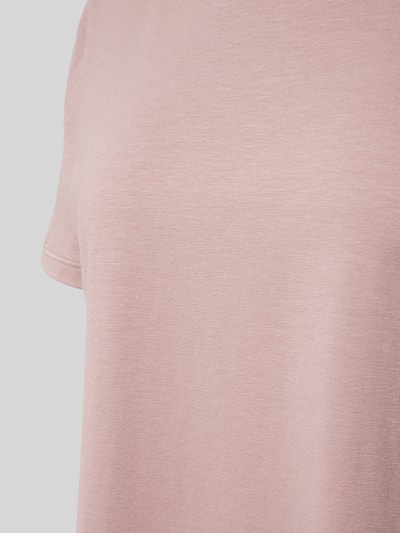 Sloggi T-shirt met geribde ronde hals Mauve - 2