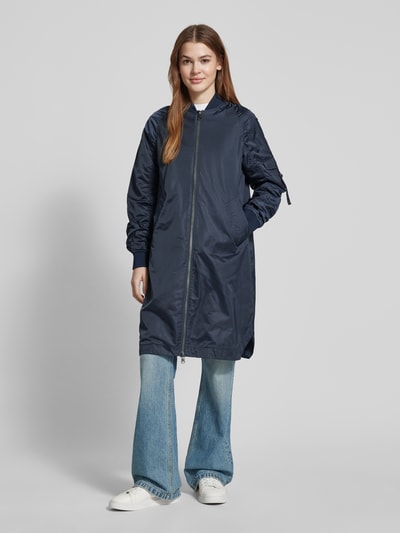 Beaumont Amsterdam Mantel mit Stehkragen Modell 'ALI' Marine 4