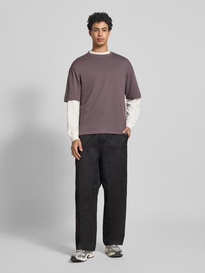 ONLY & SONS Boxy Fit T-Shirt aus Baumwoll-Mix Modell 'CASPIAN AIRFLEX BOXY' Altrosa 1