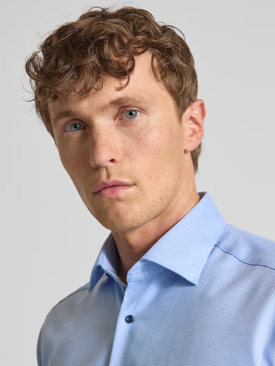 ETERNA Comfort Fit Business-Hemd mit Knopfleiste Bleu 3